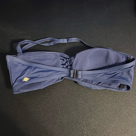 NWOT Sunseeker Stylish Navy Bandeau Bikini Top - Picture 2 of 5